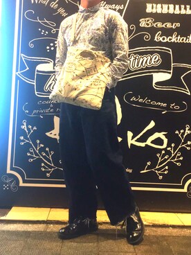 「SPIRALGIRL（スパイラルガール）のアイテム」を使った、Iyusさん（メンズ・165cm）の秋コーディネート