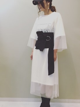 「NASSOW（ナッソー）のアイテム」を使った、Noriko Nakagawaさん（レディース・157cm）の秋コーディネート