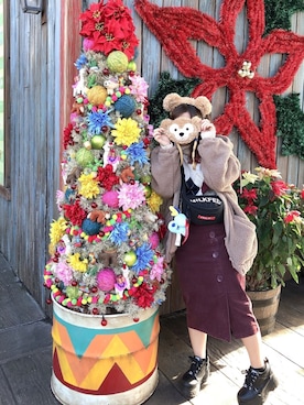 「アプレジュール」｜「アイテム（ボディバッグ/ウエストポーチ）」を使った、ゆみちさん☺︎︎*さん（レディース・150cm）の冬コーディネート