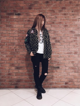 yuさん（レディース・160cm）の秋コーディネート