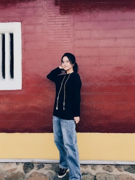 「PUMA(プーマ)のアイテム(アクセサリー)」を使った、kamicoさん(レディース・158cm)の冬コーディネート