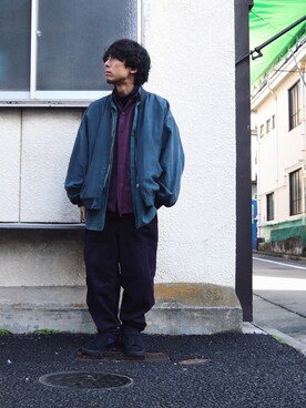「TrAnsference - T/f （トランスファレンス）のアイテム（トップス）」を使った、syo16さん（メンズ・167cm）の冬コーディネート