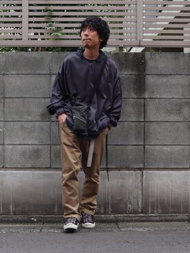 「TrAnsference - T/f （トランスファレンス）のアイテム（トップス）」を使った、syo16さん（メンズ・167cm）の秋コーディネート