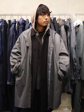 「TrAnsference - T/f （トランスファレンス）のアイテム（ジャケット/アウター）」を使った、syo16さん（メンズ・167cm）の冬コーディネート