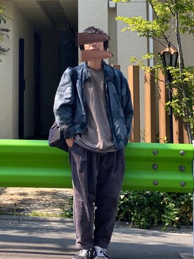 「TrAnsference - T/f （トランスファレンス）のアイテム（ジャケット/アウター）」を使った、syo16さん（メンズ・167cm）の春コーディネート