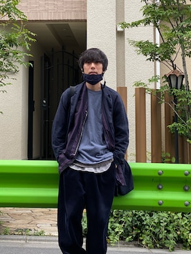 「TrAnsference - T/f （トランスファレンス）のアイテム」を使った、syo16さん（メンズ・167cm）の春コーディネート