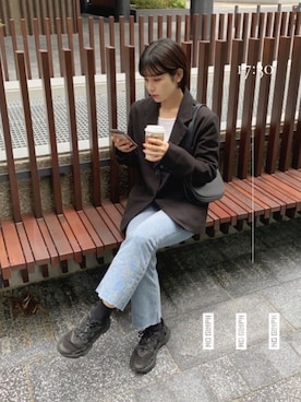 「AIN（エイン）のアイテム」を使った、a__1997__iさん（レディース・158cm）の春コーディネート