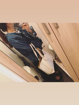 「coen（コーエン）のアイテム（PC・スマホグッズ/家電）」を使った、みかさん（レディース・152cm）の春コーディネート