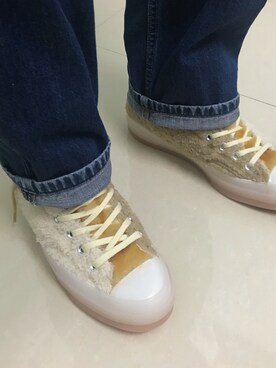 「CLOT（クロット）のアイテム（その他シューズ）」を使った、赖さん（メンズ・173cm）の冬コーディネート