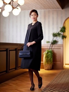 「アイテム（ハンドバッグ）」を使った、aniva・organic[アニバ・オーガニック]さん（レディース・175cm）の春コーディネート