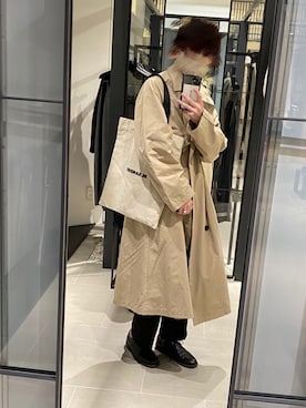 「BeAMS DOT（ビームスドット）のアイテム（ジャケット/アウター）」を使った、LilInfinityさん（メンズ・172cm）の冬コーディネート
