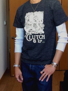 「CLUCT（クラクト）のアイテム（アクセサリー）」を使った、うーさんさん（メンズ・183cm）の春コーディネート