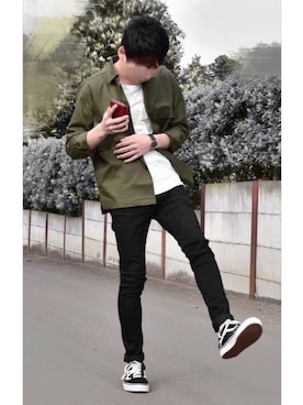 いおんさん(メンズ・166cm)の春コーディネート