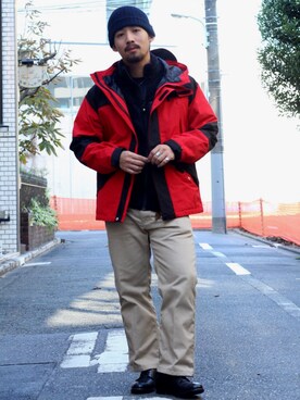 「ストリート服が好き」｜「アイテム（マウンテンパーカー）」を使った、HAYATOさん（メンズ・170cm）の秋コーディネート