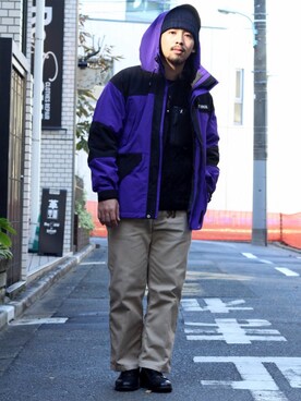 「ストリート服が好き」｜「アイテム（マウンテンパーカー）」を使った、HAYATOさん（メンズ・170cm）の秋コーディネート
