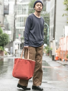 「WORK NOT WORK URBAN RESEARCH（ワークノットワークアーバンリサーチ）のアイテム」を使った、nagayaさん（メンズ・175cm）の秋コーディネート