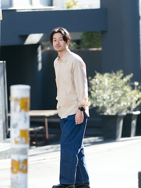 「WORK NOT WORK URBAN RESEARCH（ワークノットワークアーバンリサーチ）のアイテム」を使った、nagayaさん（メンズ・175cm）の冬コーディネート