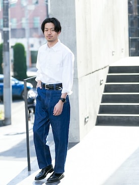 「WORK NOT WORK URBAN RESEARCH（ワークノットワークアーバンリサーチ）のアイテム」を使った、nagayaさん（メンズ・175cm）の冬コーディネート