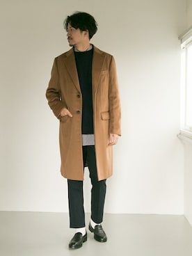 nagayaさんの「CHESTER FIELD COAT」を使ったコーディネート