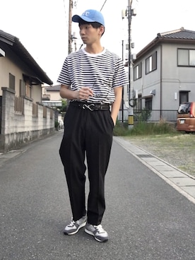 「ボーター」｜yagiさん（メンズ・174cm）の夏コーディネート