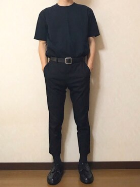 「HANES（ヘインズ）の【別注】 ＜Hanes（ヘインズ）＞ BEEFY-T/ビーフィー Tシャツ ◇ ：（Tシャツ/カットソー）」を使った、けんてぃーもさん（メンズ・178cm）の夏コーディネート