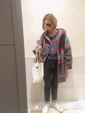 「RNA」｜「アイテム（ダッフルコート）」を使った、xxxさん（レディース・161cm）の冬コーディネート