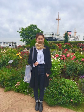 「薔薇」｜「アイテム（ワンピース/ドレス）」を使った、xxxさん（レディース・161cm）の春コーディネート