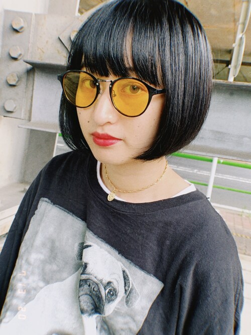 Manekikko 古着 韓国ファッション Kのメガネを使ったコーディネート Wear