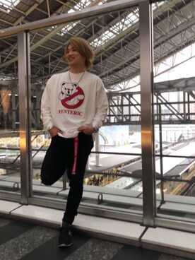 「ビッグサイズコーデ」｜吉川修平さん（メンズ・175cm）の冬コーディネート