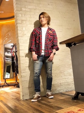 吉川修平さん（メンズ・175cm）の春コーディネート