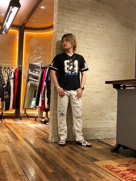 吉川修平さん(メンズ・175cm)の夏コーディネート