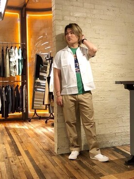 吉川修平さん（メンズ・175cm）の夏コーディネート