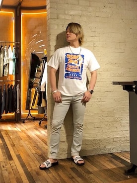 吉川修平さん（メンズ・175cm）の夏コーディネート