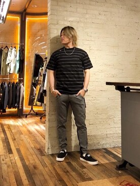 吉川修平さん（メンズ・175cm）の夏コーディネート