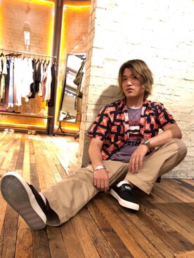 吉川修平さん(メンズ・175cm)の夏コーディネート