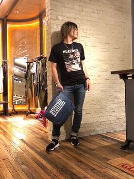 HYSTERIC GLAMOUR���N�A���X�b�g��C������̃o���O��/���X�g�o���h�u�iHYSTERIC GLAMOUR�b�q�X�e���b�N�O���}�[�j�v���g�����R�[�f�B�l�[�g