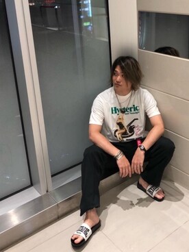 HYSTERIC GLAMOUR���N�A���X�b�g��C������̃o���O��/���X�g�o���h�u�iHYSTERIC GLAMOUR�b�q�X�e���b�N�O���}�[�j�v���g�����R�[�f�B�l�[�g