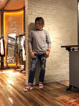 HYSTERIC GLAMOUR���N�A���X�b�g��C������̃o���O��/���X�g�o���h�u�iHYSTERIC GLAMOUR�b�q�X�e���b�N�O���}�[�j�v���g�����R�[�f�B�l�[�g