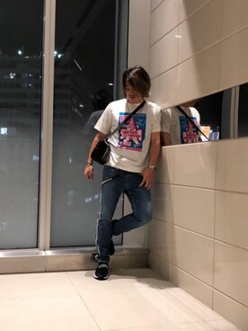 「バッグ」｜「アイテム（財布/小物）」を使った、吉川修平さん（メンズ・175cm）の夏コーディネート