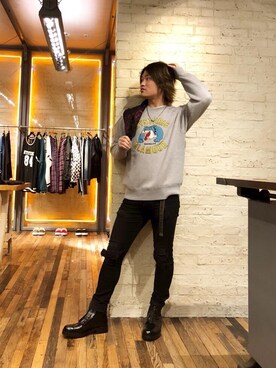 吉川修平さん(メンズ・175cm)の秋コーディネート