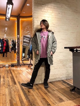 吉川修平さん(メンズ・175cm)の冬コーディネート