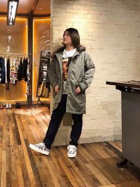 吉川修平さん(メンズ・175cm)の冬コーディネート