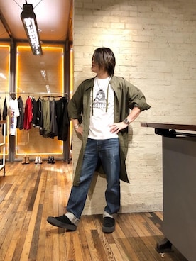 「HYSTERIC GLAMOUR（ヒステリックグラマー）のアイテム（ワンピース/ドレス）」を使った、吉川修平さん（メンズ・175cm）の冬コーディネート