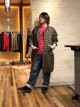 「HYSTERIC GLAMOUR（ヒステリックグラマー）のアイテム（ワンピース/ドレス）」を使った、吉川修平さん（メンズ・175cm）の冬コーディネート