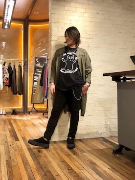 吉川修平さん(メンズ・175cm)の春コーディネート