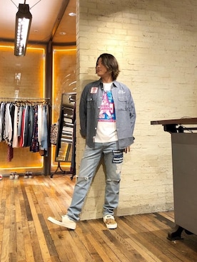 吉川修平さん(メンズ・175cm)の夏コーディネート