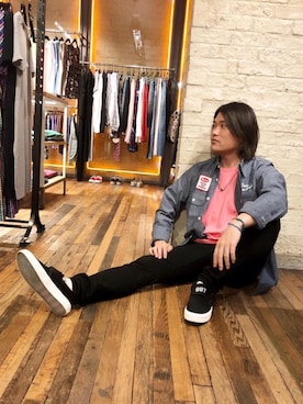 「ロック」｜吉川修平さん（メンズ・175cm）の夏コーディネート