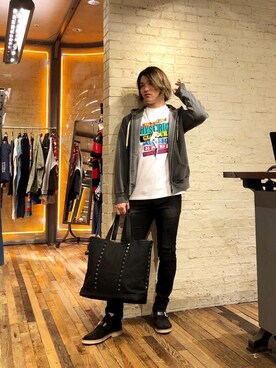 吉川修平さん(メンズ・175cm)の秋コーディネート