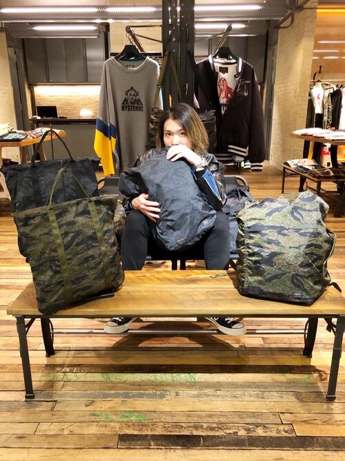 PORTER × HYSTERIC/TIGER CAMO PACKS アーミーポーチ