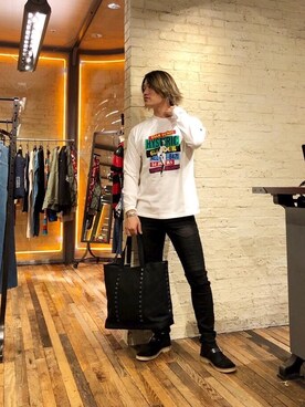 吉川修平さん(メンズ・175cm)の冬コーディネート